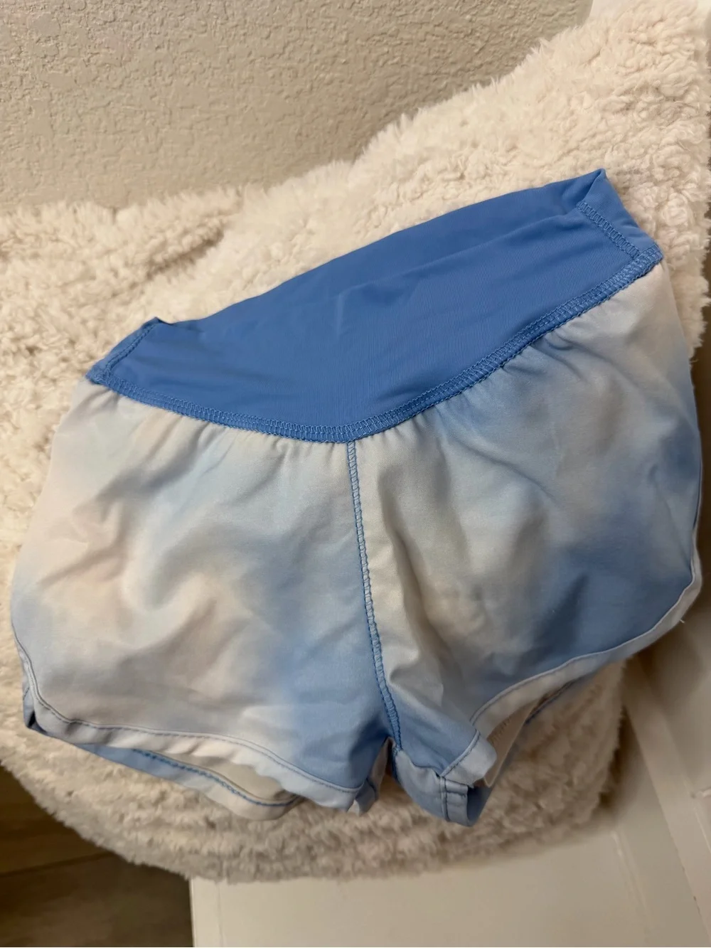 Nike girl Light Pink Athletic Shorts with Bright Pink Trim